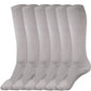 Judanzy 3 Pairs Of Boys And Girls Solid Knee High Uniform Socks For School, Soccer, Football, Afo Etc. (4-6 Years, Gray)