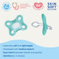Mam Comfort Baby Pacifier, 100% Lightweight Silicone, Sterilizer Case, Unisex, 0-3 Months (Pack Of 2)