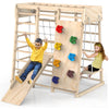 Indoor Jungle Gym, Toddler Climbing Toys Indoor, Indoor Playground Climbing Toys for Toddlers, Climber Playset with Slide, Climb
