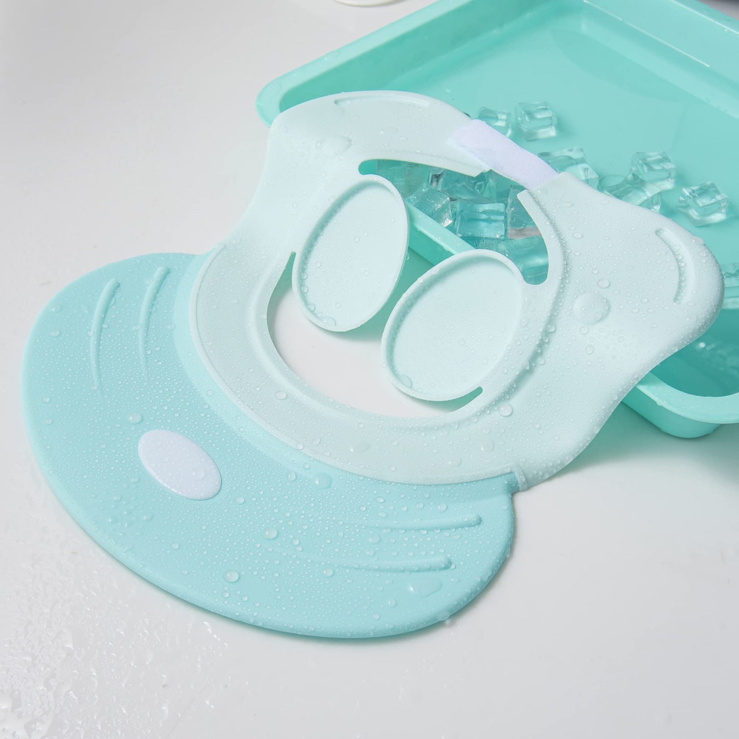 Baby Shampoo Cap Shower Visor Shield Hat Kids Bath Washing Hair Rinser Prevents Water From Pooling In Face For To Protect The Ey