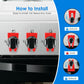 Gas Stove Knob Locks, Silicone Oven Knob Locks For Baby And Pets Safety (6 Pack, Red)