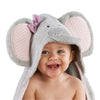 Baby Aspen 'Splish Splash Elephant Bath Hooded Towel/Baby Robe, 0-9 Months