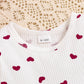 Valentines Day Outfit Toddler Baby Outfit Girl Shirt Clothing Infant 3 Piece Valentines Day Gift For Girls Set Spring Pant+Top R