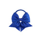 Lddcx Hair Tie, Fabric Hair Ties With Bows For Baby Girls, Royal Blue, Small Hair Ties For Toddler Ponytail Holders