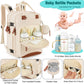 Diaper Bag Backpack,Bagparkk Multi Function Baby Bag With Portable Changing Pad, Pacifier Holder,Waterproof Diaper Bags With Usb