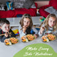 Stainless Steel Kids Plates With 3 Compartment, Toddlers Divided Dinner Plates, Breakfast Lunch Baby Dishes, Microwave & Dishwas