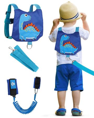 Lehoo Castle Toddler Leash, Toddler Harness With Leash With Anti Lost Wrist Link For Kids, Baby Leash With Key, Kids Leashes For