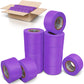 Purple Flagging Tape 12 Pack - Non-Adhesive - 15 Width, 150 Length, 2 Mil - Marking Tape For Trees, Plastic Ribbon For Branches