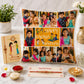 GiftsOnn Personalized Cushion for Brother with Message & Photo | Rakshabandhan Pillow | Custom Pillow from Sister | Rakhi Specia