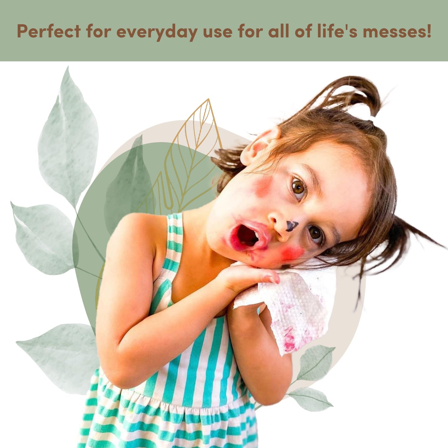 Terra Bamboo Baby Wipes: Manuka Honey, 99.5% Pure New Zealand Water, 100% Biodegradable Bamboo Fiber, 0% Plastic, Unscented Baby