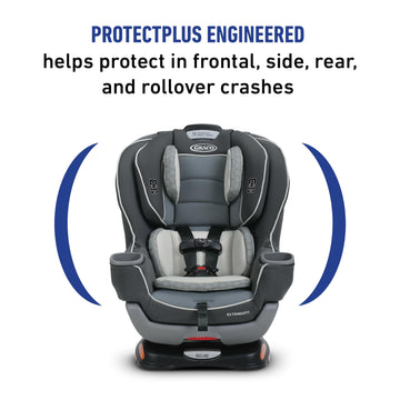 Graco Extend2Fit Kenzie, 2-in-1 Convertible Car Seat for Infants to Toddlers with Advanced Safety Features