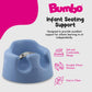 Bumbo Floor Seat Baby Sit Up Chair, Baby Sitting Support For 3 To 12 Months With 3 Point Adjustable Safety Harness And Rounded B