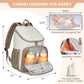 Lovevook Diaper Backpack Large Capacity Baby Bag With Portable Changing Pad, Lightweight Waterproof And Insulated, Multifunction