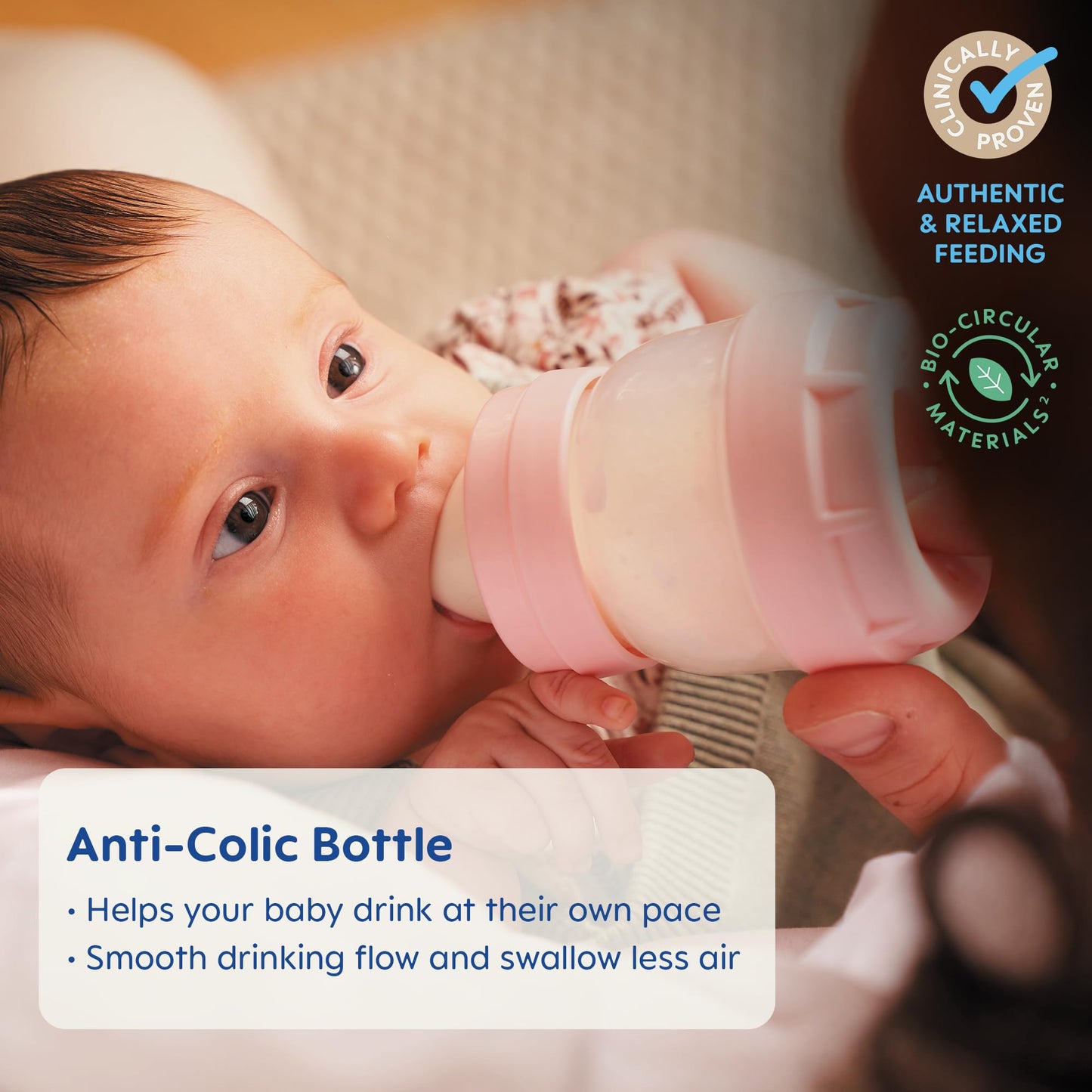 Mam Easy Start Anti Colic Baby Bottle, Easy Switch Between Breast And Bottle, Reduces Air Bubbles, 3 Pack, Newborn, Boy, Turquoi