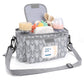 Accmor Universal Stroller Organizer With Insulated Cup Holder And Shoulder Strap, Stroller Bag Caddy Organizer Stroller Accessor