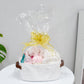 Abenkle Small White Basket With Handle, Soft Woven Storage Bins Baskets For Baby Cat And Dog Toys Organizer, Decorative Shelves