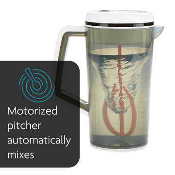 Baby Brezza One Step Motorized Baby Formula Mixer Pitcher - No Air Bubble Electric Mixing For Infant Formula Powder For Baby Bot