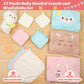12 Pcs Hooded Baby Towels, Soft Baby Towels, Absorbent Baby Bath Towels, 3 Pcs Baby Towels, And 9 Pcs Baby Washcloths For Newbor
