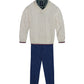 Tommy Hilfiger Boys' 3-Piece Sweater Set, Matching Button-Down Shirt, Sweater & Pants, Oatmeal Plaid, 0-3 Months