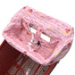 Portable 2in1 Grocery Cart Cover and High Chair Seat Cover for Baby (Pink Fish)