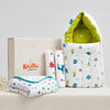 Kridlo New Born Baby Sleeping Bag with 2 Swaddles and Blanket | 06 Months | Pack of 4 | New Born Baby Essentials |