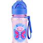 Skip Hop Toddler Sippy Cup with Straw, Zoo Straw Bottle with Tritan Renew, 12 oz. Butterfly