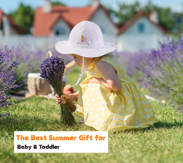 Baby Girl Sun Hat With Upf 50+ Outdoor Adjustable Toddler Beach Hat With Wide Brim Bucket Hats For Kids 2-4 Years