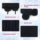 Duoyeree Toddler Winter Hat With Earflap Scarf Hood Thick Warm Kids Skull Cap For Baby Girls Boys Black