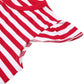 Lukycild Baby Girls Summer Clothes Casual Clothing Suit Short Sleeve Striped T-Shirt +Pants
