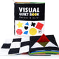 beiens Baby Books Toys, High Contrast Black and White, Non Toxic Fabric Touch and Feel Crinkle Cloth ,Early Educational Stimulat