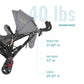 Dream On Me Volgo Twin Umbrella Stroller In Purple, Lightweight Double Stroller For Infant & Toddler, Compact Easy Fold, Large S