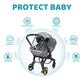 Universal Car Seat Rain Cover,Weather Shield For Infant Car Seat With Storage Bag,Side Ventilation & Handle Opening,Necessary Pr