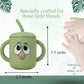 Fumiko Sippy Cups For Toddlers 1-3 - Adorable Personality Designs, Built-In Straw Lock, Easy-Grip Handles, (Starry Green)