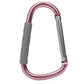 Nuby Large Handy Hook Carabiner Stroller Clip With Textured Soft Grip: Rose Gold