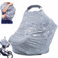 Breastfeeding Cover Carseat Canopy - Multi Use Car Seat Covers For Babies, Infant Stroller Cover, Baby Shower Gifts For Boys And