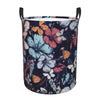 Pevtufa Flowers Ad Butterflies Foldable Laundry Basket Organizer,Fabric Clothes Toy Storage Basket Nursery Hamper Storage Bin Fo