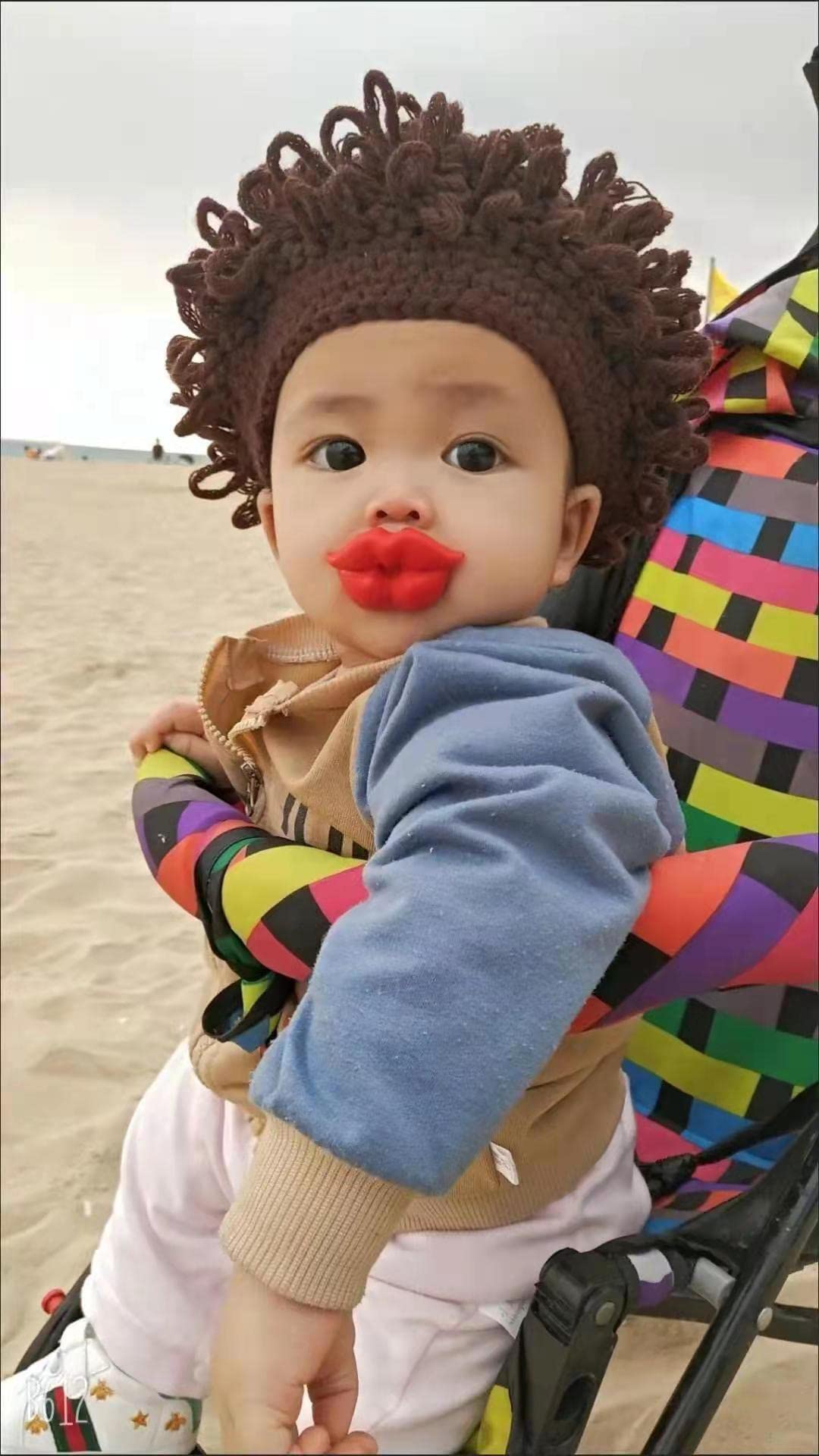 4-Packs Funny Baby Pacifier,Soft Silicone Lips Pacifiers,Lips Pacifiers For Babies 0-36 Months,Cute Lip Pacifier, Bpa Free