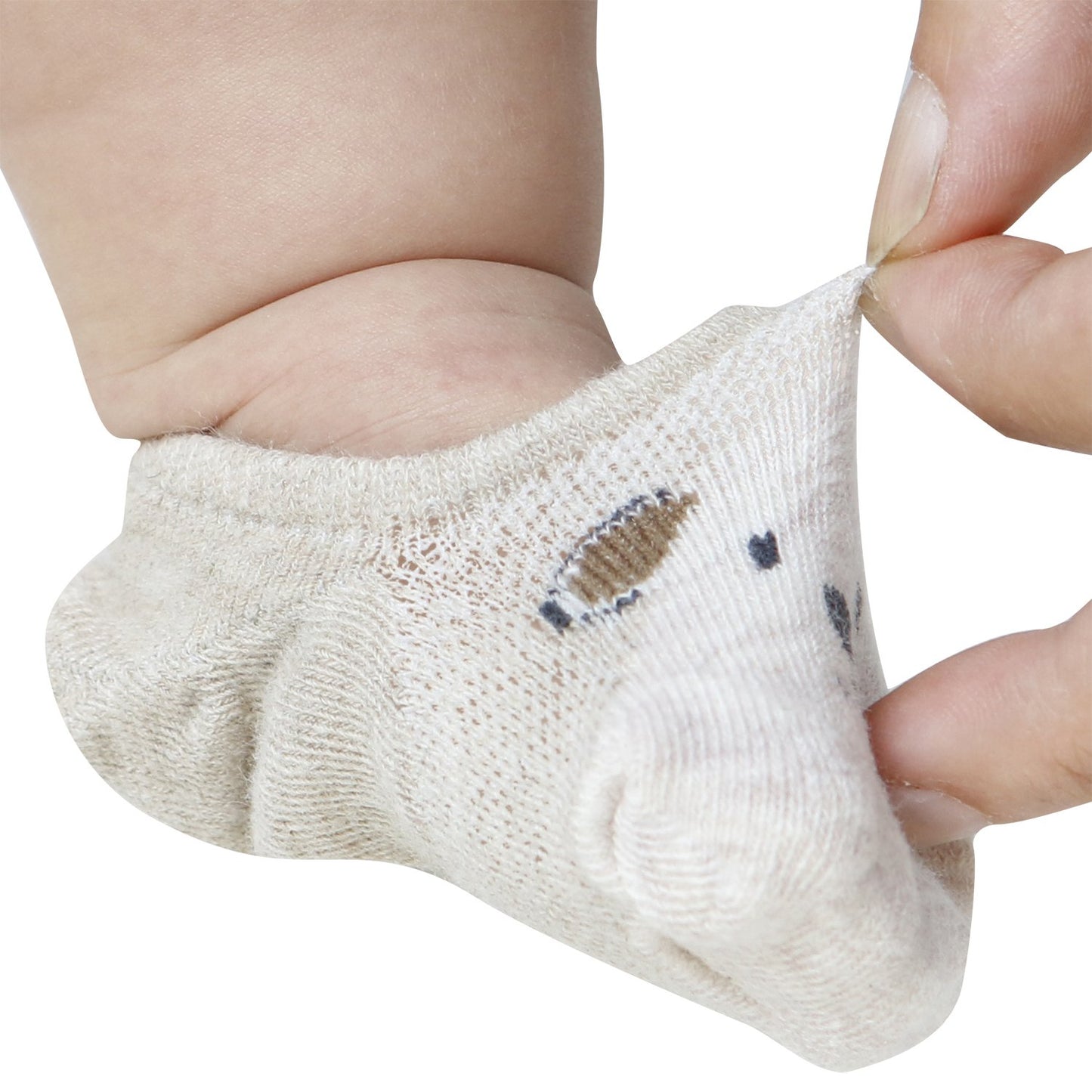 Vwu 6 Pack Baby No Show Socks Toddler Low Cut Cotton Socks Animal 0-5T (3-12 Months, 6 Pack Animal)