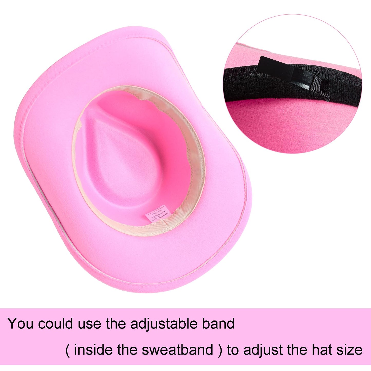Jastore Toddler Baby Cowboy Hat Infant Baby Boys Girl Cowgirl Hats Kids Western Cowboy Hat (Us, Age, 18 Months, 4 Years, Dark Pi