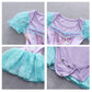 Fmyfwy Baby Girls Mermaid Princess Costume Halloween Christmas Birthday Romper Tutu Dress W/Headband 80