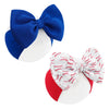 Lanmerry Baseball Bows For Girls Infant Headbands Charm Big Bows For Baby Sport Game Bow Soccer Hair Bow Baby Girl Headbands Wit