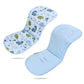 Baby Stroller Cushion,Soft Minky Dotted and Printed Stroller Seat Liner-Reversible Universal Breathable and Soft Newborn Pram Pa