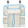 SHOWERORO Large Capacity Diaper Storage Bag Portable Bedside Hanging Organizer for Crib MultiFunctional Stroller Hanging Bag fo