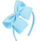Meedee Baby Blue Grosgrain Ribbon Headbands - Fashion Big Bow Hair Accessories For Toddlers, Kids, Teens Dress Decoration, Makeu