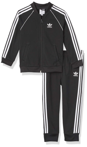 Adidas Originals Unisex Baby Adicolor Superstar Tracksuit, Black/White, 4T Us