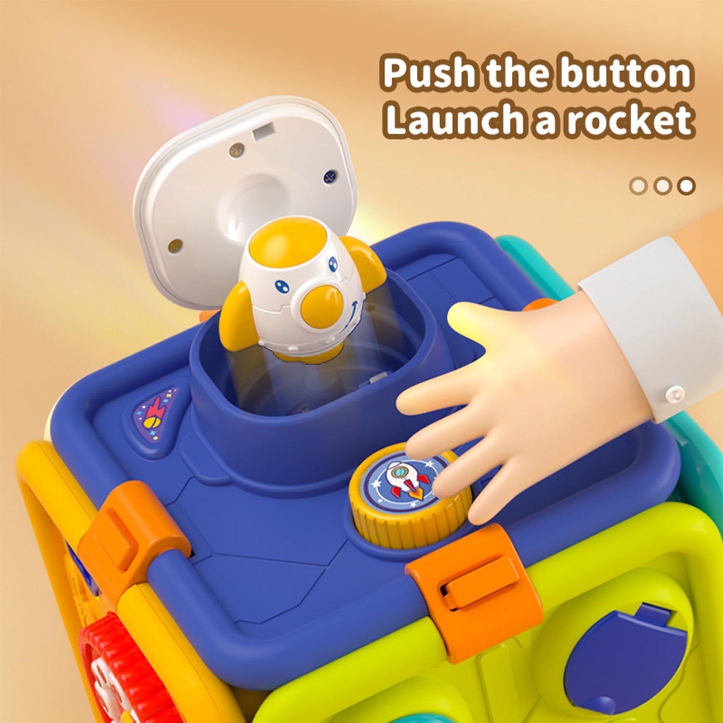 WIIBAAHO Montessori Toys for 1 Year Old Boy and Girl, Busy Board Toddler Toys Age 1-2, Baby Toys 12-18 Months Educational Sensor