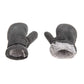 Toddler Infant Winter Mittens Lined With Fleece Easy-On Baby Boy Girls Warm Gloves Outdoor (A-Grey, M (1-2 Years))