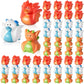 Deekin 50 Pcs Assorted Rubber Ducks in Bulk, 2 Inch Rubber Duckies for Party Supplies, Mini Bath Toys for Baby Shower Pool Party