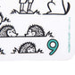 Modern-Twist 10 X 14 Reusable, Waterproof Coloring Mark-Mat Sheet For Kids, 100% Food-Grade Silicone, Pack Of 1, Numbers