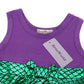 Henzworld Princess Mermaid Costume Short Dress Up For Toddler Girls Cosplay Fancy Halloween Party Role Play Sleeveless Outfit Sk